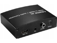 PREMIUMCORD HDMI 4K ljuduttag med ljudseparation till stereouttag, SPDIF Toslink, RCA (khcon-30)