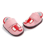 Baby Cartoon Elephant Non-slip Rubber Sole Toddler Shoes Pink 12-18m
