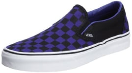 Vans Unisex Kids Classic Slip-on Low-Top Sneakers, Dark Purple/Black, 3 UK