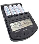 4 x AA Eneloop rechargeable batteries +  Intelligent Battery Charger Deal