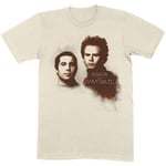 Simon & Garfunkel Unisex Adult Faces Cotton T-Shirt - XXL