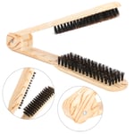 V Shaped Hair Straightening Comb Clamp Styling Comb Hairdressing Tool BLW