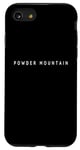 Coque pour iPhone SE (2020) / 7 / 8 Powder Mountain Souvenir de la station de ski Powder Mountain