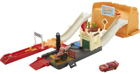 Disney and Pixar Cars Toys, Track Set and Storage with Lightning McQueen Toy Car