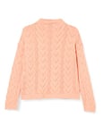 United Colors of Benetton Women's Turtleneck Sweater M/L 1244D2017 Long Sleeve, Peach Pink 0K7, XS
