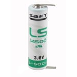C-lödfanor - Saft LS14500 / CR-SL760 / AA - Litium-specialbatteri - 3.6V (1 st.)