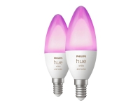 Philips Hue White and Color Ambiance-ljus - E14-glödlampor - 2-pack