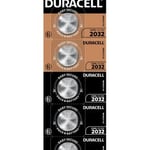 Duracell CR2032 litium knappcellsbatteri - 5 st.