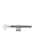 Very Home Extendable Curtain Pole Kit With Marble Ball Finials