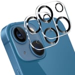 [2-Pack] iPhone 13 Linsskydd av Härdat Glas - Skydd för Kamera, Anti-Reptåligt