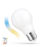 5W Smart Home LED lampa - Tuya/Smart Life, fungerar med Google Home och Alexa, A60, E27 - Dimbar : Via Smart Home, Kulör : CCT (Varm till Kall Vit)