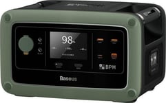 Baseus bärbar laddningsstation Baseus Energy Stack 600W (grön)