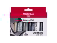 Amsterdam Standard Series Acrylic Paint Gray Mixing Set | 6 X