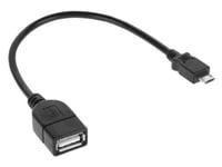 USB OTG - On The Go Adapter Cable for HP Elite x2 1012 G1 (L5H06EA)
