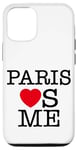 Coque pour iPhone 14 Pro Paris Loves Me, I Really Love Paris Illustration Mode