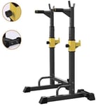 WNN-URG Trolley Squat Rack, Bench Press Rack, Multi-function Push-adjustable Bracket, Indoor Home Gym, Strength Training Rack, Fitness Barbell Rack URG