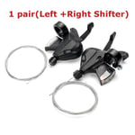 Generies Bike Cycling Brake Levers Spare Parts For Shimano Acera SL-M310 3x8-Speed Shift Lever Shifter Bike Bicycle Parts Cycling Components Parts (Type: : 1 pair)
