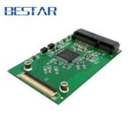 Card Carte adaptateur MINI pcie pci-express mSATA SSD à 40 broches ZIF pour disque dur Toshiba ou Hitachi ZIF CE