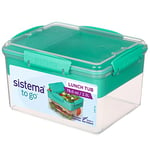Sistema Lunch Box Tub TO GO | 2.3 L Food Container with Individual Compartments | Assorted Colours (Varies by Pack) | 1 Count