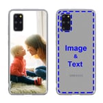 MXCUSTOM Personalised Custom Samsung Galaxy S20 Plus / S20+ 5G Case, Customised with Photo Image Text Picture Design Make Your Own Phone Covers [Clear Soft TPU Bumper + Hard PC Back] (CHT-CR-P1)