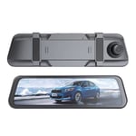 Bil dashcam i spegel + backkamera, Full HD, G-sensor