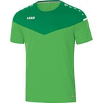 JAKO Men's Champ 2.0 t-shirt, soft green/sport green, M