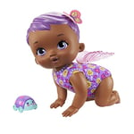 My Garden Baby Giggle & Crawl Baby Butterfly Doll (30-cm / 12-in), 20 Sounds and Fluttering Wings, Great Gift for Kids Ages 2Y+
