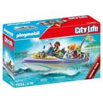 PLAYMOBIL Playmobil - Brud Och Brudgum Båt Stadsliv Upptäck Haven Med Brudparet Förvaringslåda Från 4 År Uppåt
