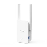 Tenda Wi-Fi 6 Extender Booster AX1500Mbps Dual Band Wi-Fi 6 Range Extender, Broadband/Wi-Fi Extender, Wi-Fi Booster/Hotspot with 1 Gigabit Port, Built-In Access Point Mode, Easy Setup, UK Plug (A23)