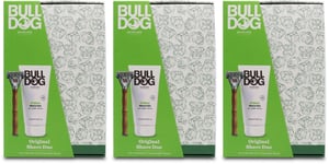 Bull Dog Original Shave Duo l Men's Grooming l Shaving Kit X 3