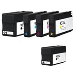 Compatible Multipack HP OfficeJet 7110 Wide Format ePrinter Printer Ink Cartridges (5 Pack) -CN053AE