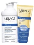 Uriage Xemose Lipid Replenishing Cream 400ml+Cleansing Soothing Oil 200ml Free