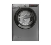 HOOVER H-Wash 350 H3WPS6106TAMBR-80 WiFi-enabled 10kg 1600rpm Washing Machine - Graphite, Silver/Grey