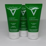 3x VICHY NORMADERM PHYTOSOLUTION INTENSIVE PURIFYING GEL 50ML