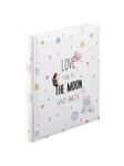 "To The Moon" Bookbound Album 29 x 32 cm 60 White Pages