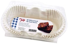 Tala Siliconised 1Lb Loaf Liners, Reusable and Made in England, Cream