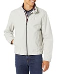 Tommy Hilfiger Men's Performance Faux Memory Bomber Jacket, Oyster Tech, XL