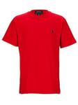Ralph Lauren Boys Short Sleeve Classic Logo T-shirt - Red, Red, Size Xl
