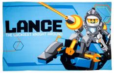 Lego Nexo Knights 'Power' Panel Fleece Blanket Throw Brand New Gift