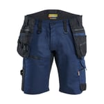 Blåkläder STRIKER Hantverksshorts med Stretch - Mörk marinblå/Svart / C50