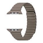 Apple Watch Series 4 44mm klockband av delat läder - Brun