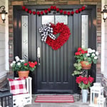 Unique Valentine Wreath Eye-catching Front Door Front door  Wedding
