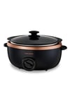 6.5L Rose Gold Sear & Stew Slow Cooker
