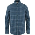 Fjällräven Fjällräven Övik Flannel Shirt M - Indigo Blue-flint Grey - Herr - XS- Naturkompaniet