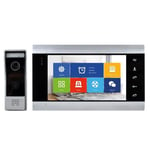 Interphone vidéo intelligente PNI SafeHome PT720MW WiFi HD, P2P, moniteur d'intérieur, application Tuya Smart dédiée