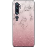 Xiaomi Mi Note 10 Pro Gennemsigtigt Telefoncover Glitter och marmor