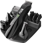 All-in-One Grooming Kit – Beard Trimmer, Stainless Steel Blades, 4 Attachment