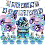 Genshin Impact Party Dekor Set Banner Tårtdekorationer Ballonger