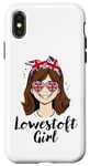 iPhone X/XS Lowestoft Girl, Lowestoft Women, British Flag UK Case