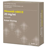 ABECE Minoxidil Kutan lösning 20mg/ml Flaska, 3x60ml